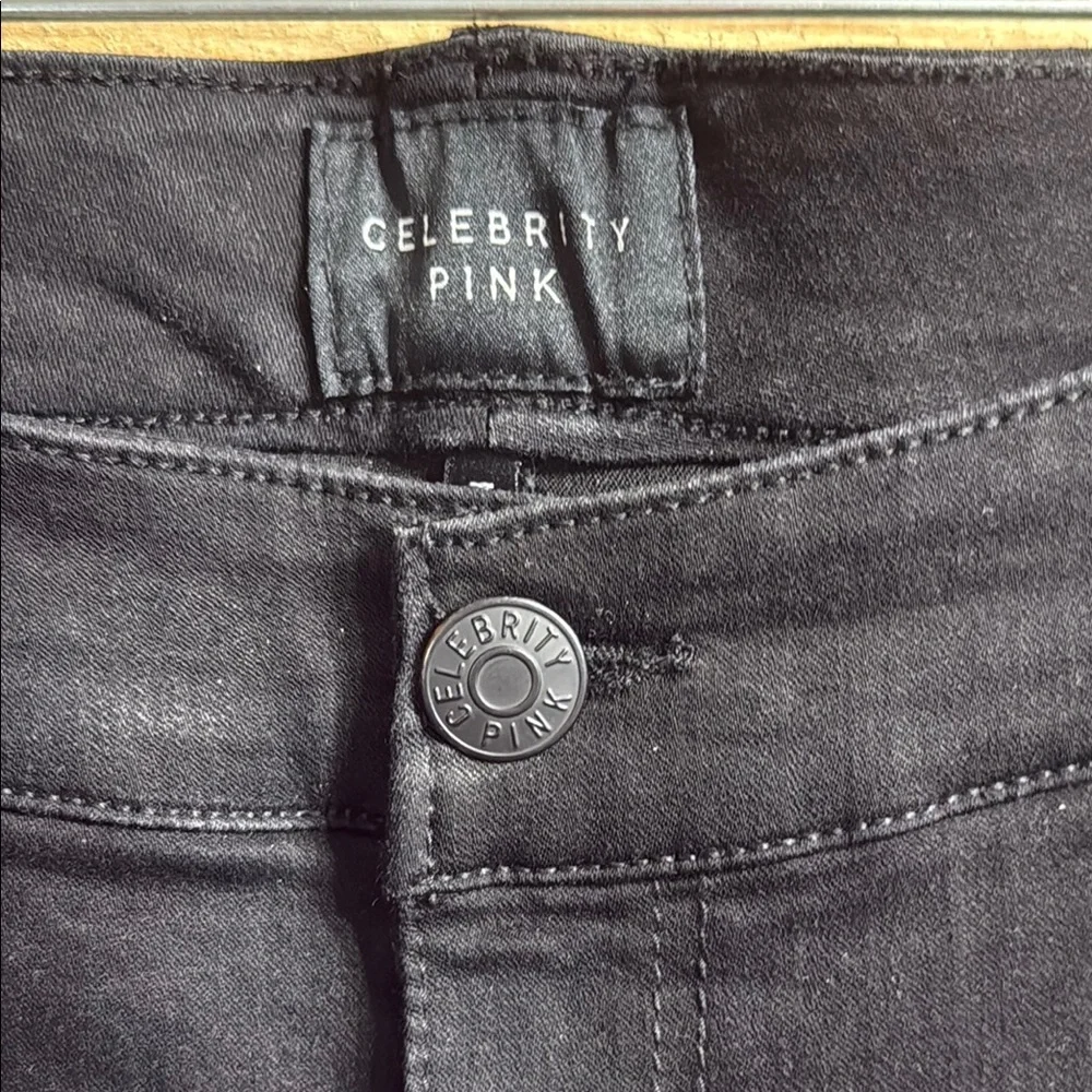 Celebrity Pink Black Skinny Jeans - Picture 4 of 12